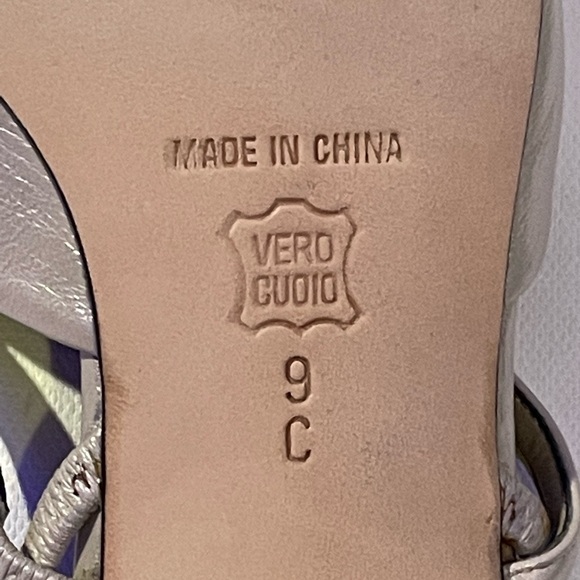 VANELi Pearl Square Toe Heel Pumps Size 9 - Picture 5 of 5